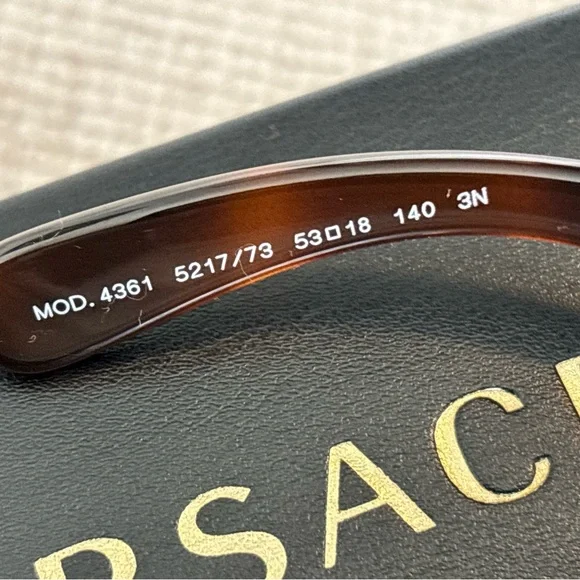 Versace Brown Tortoise Sunglasses